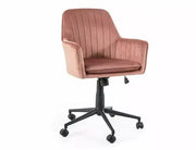 Fotoliu OBROTOWY Q-886 Velvet roz antic Bluvel 52