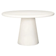 Masă dining Bloomstone – alb (130cm)