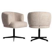 Scaun dining Dining – crem TWEED (67cm)