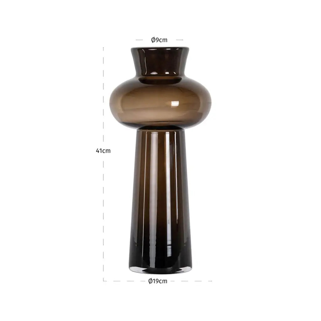 Vază Mayfield – maro (41cm)