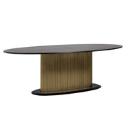 Masă dining Ironville – auriu (235cm)