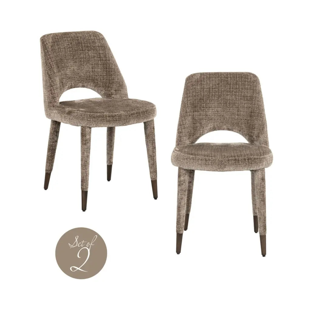 Scaun dining Soho – NIAGARA gri piatră (61cm)