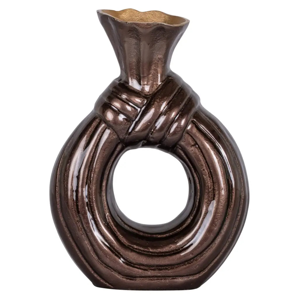 Vază Mayfield – maro închis (25cm)