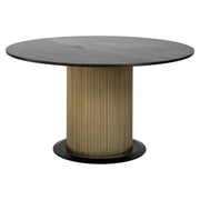 Masă dining Ironville – auriu (140cm)