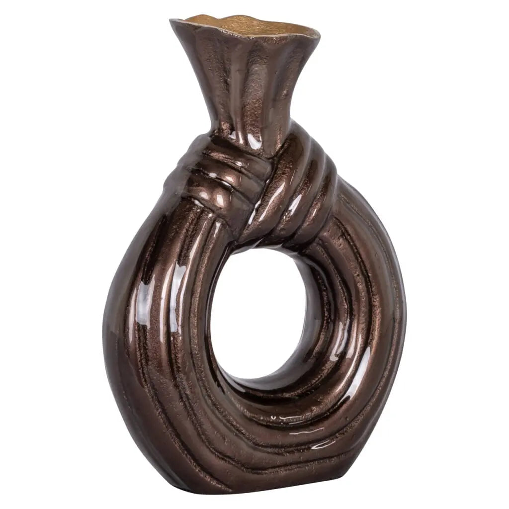 Vază Mayfield – maro închis (25cm)