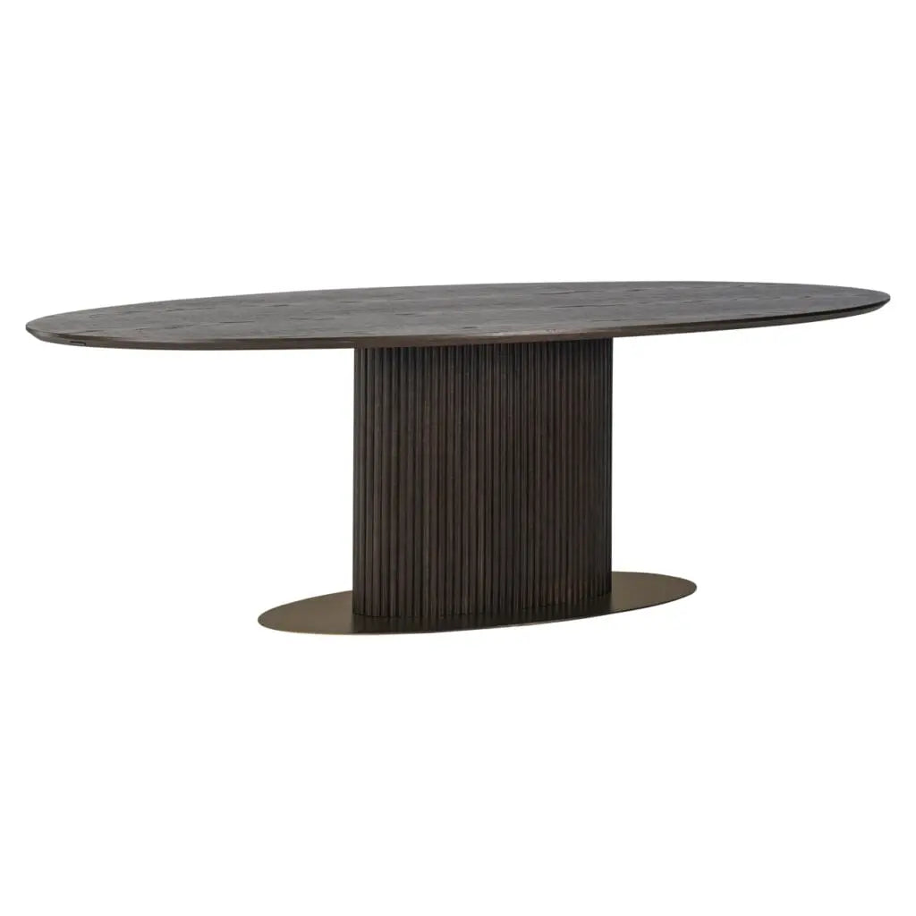 Masă dining Luxor – maro (300cm)