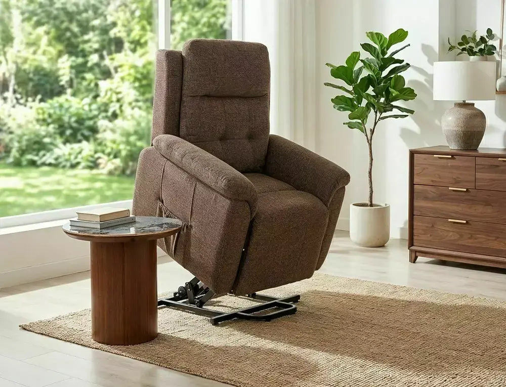 Fotoliu ROZKŁADANY MORGAN Raven CAPPUCCINO 45