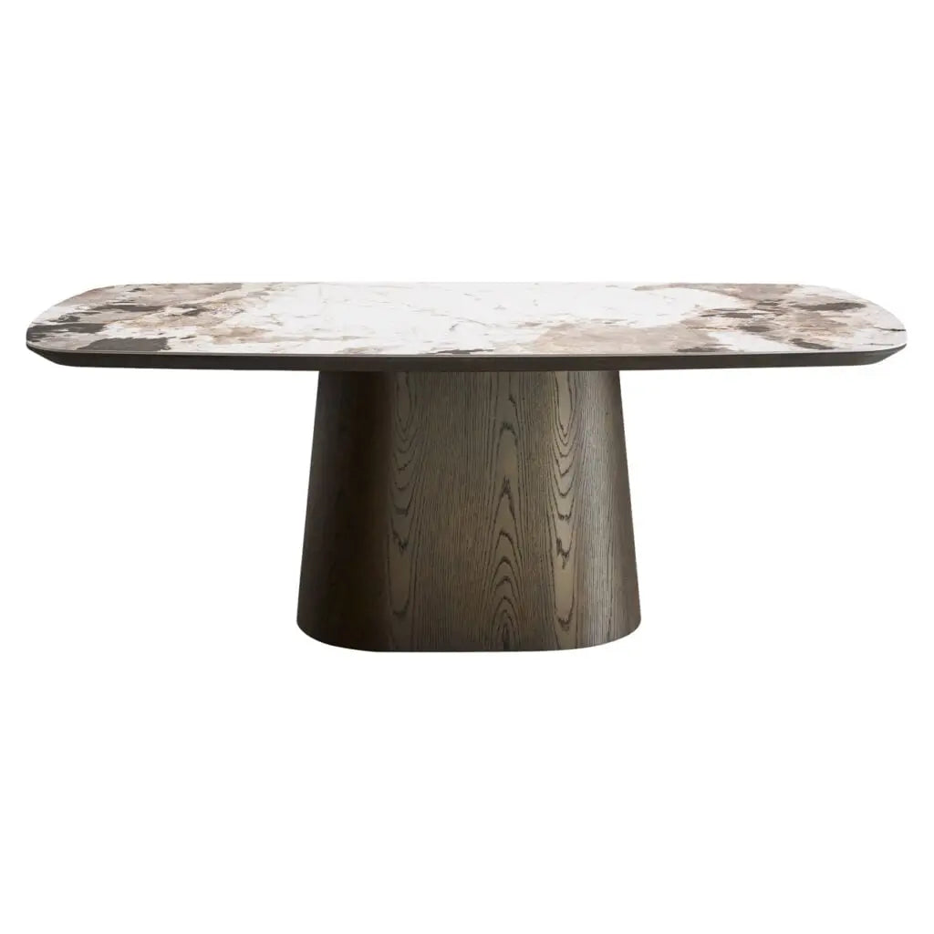Masă dining Langford – maro (200cm)