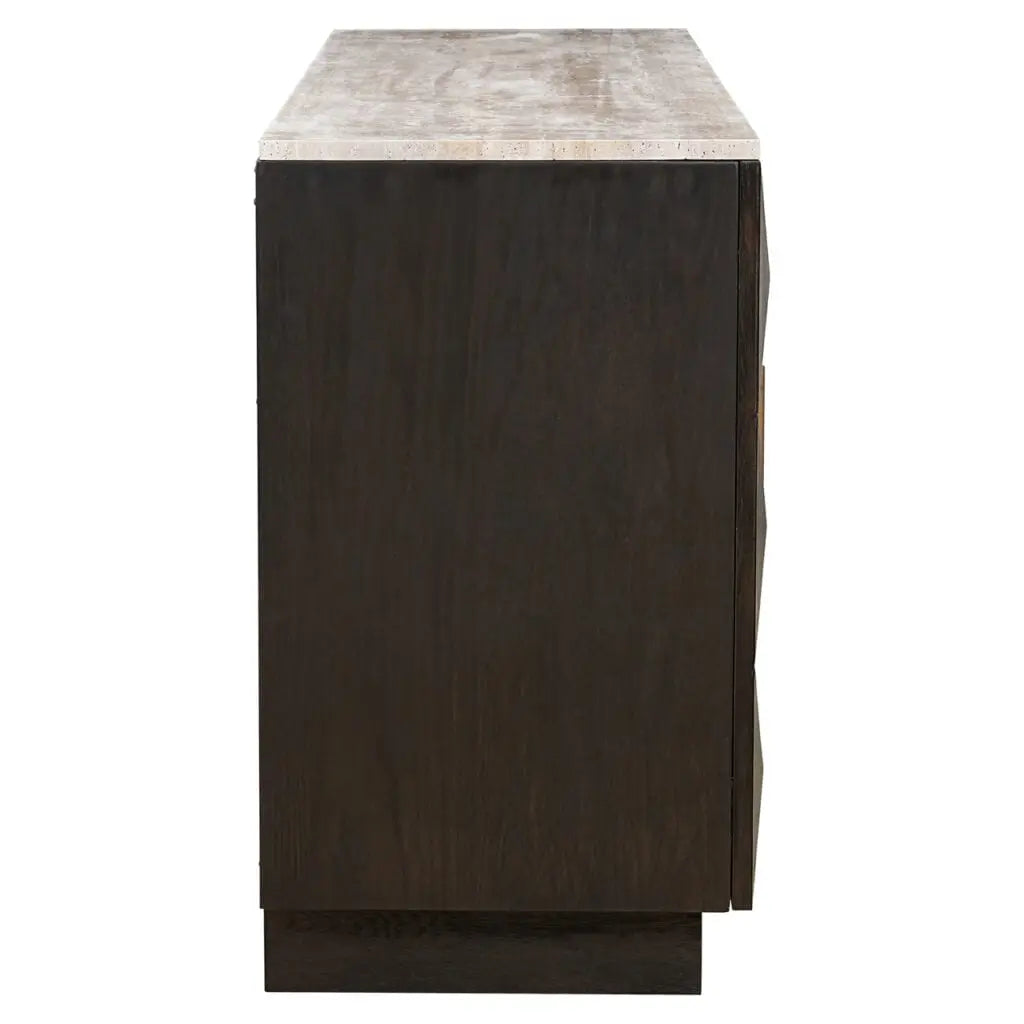 Bufet/Vitrină Claremont – maro (170cm)