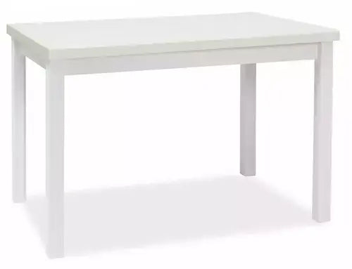 Masă dining ADAM alb mat 120x68