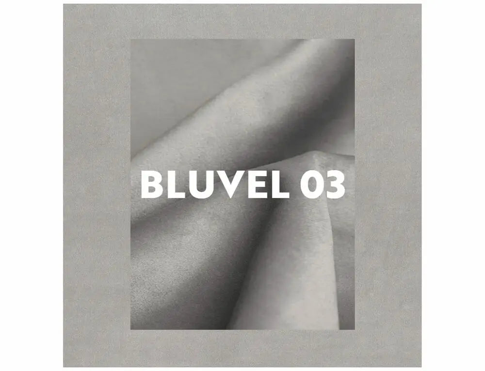Puf LORI Velvet J. gri Bluvel 03