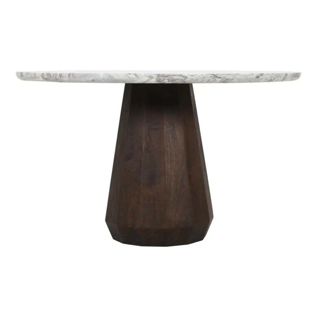 Masă dining Nando – BLUSH bej (130cm)