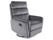 Fotoliu ROZKŁADANY ARGOS Velvet gri Bluvel 14
