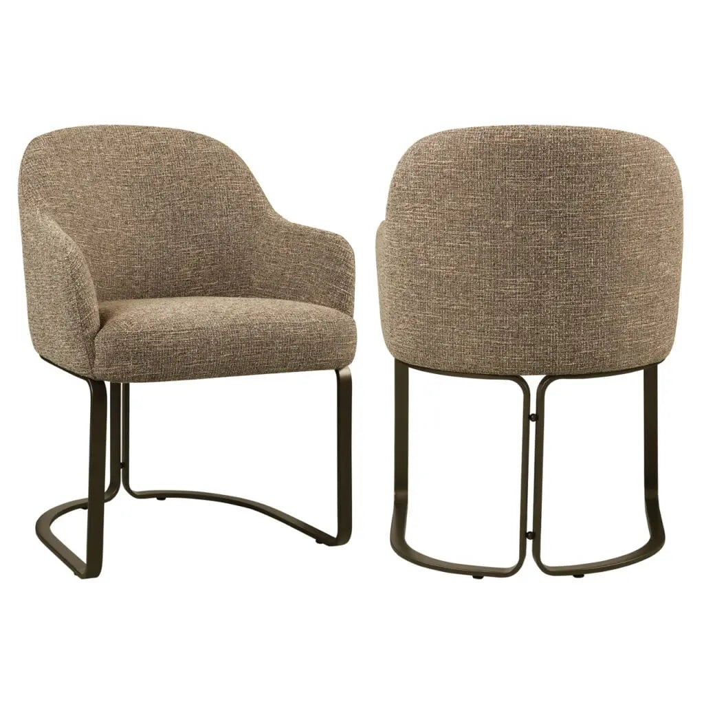 Scaun dining Soho – maro TWEED