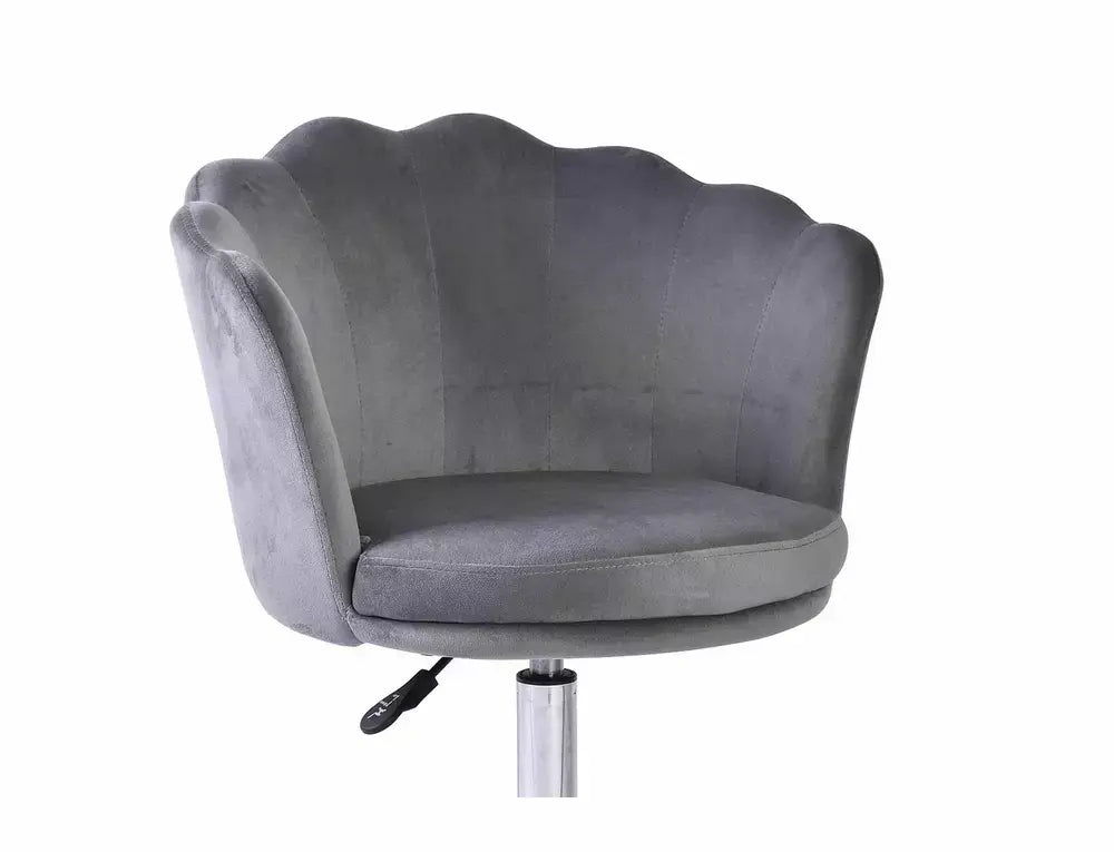 Fotoliu OBROTOWY ROSE Velvet gri Bluvel 14