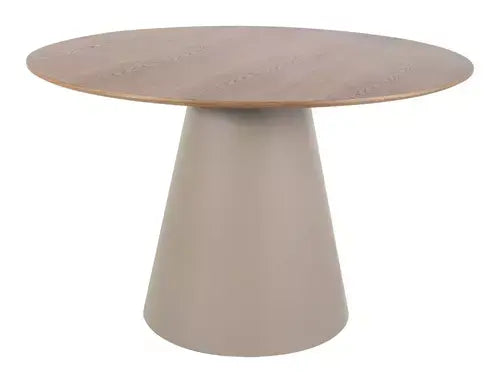 Masă dining rotundă ANGEL stejar/cașmir Ø120