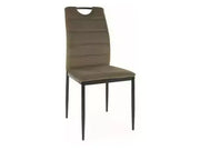 Scaun dining RIP Velvet structură neagră/olive Bluvel 77