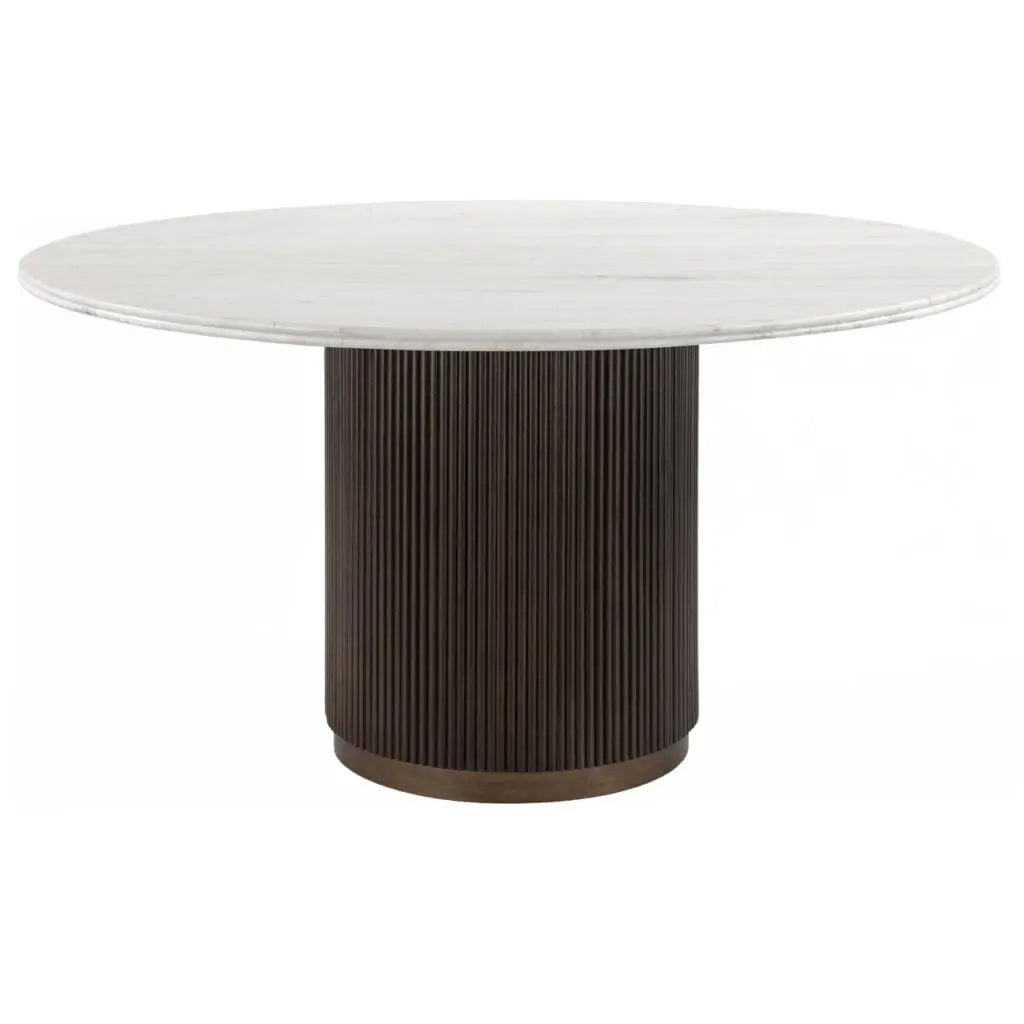 Masă dining Mayfield – maro (140cm)