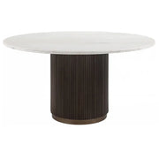 Masă dining Mayfield – maro (140cm)