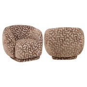 Fotoliu Lounge chairs – maro LABYRINTH