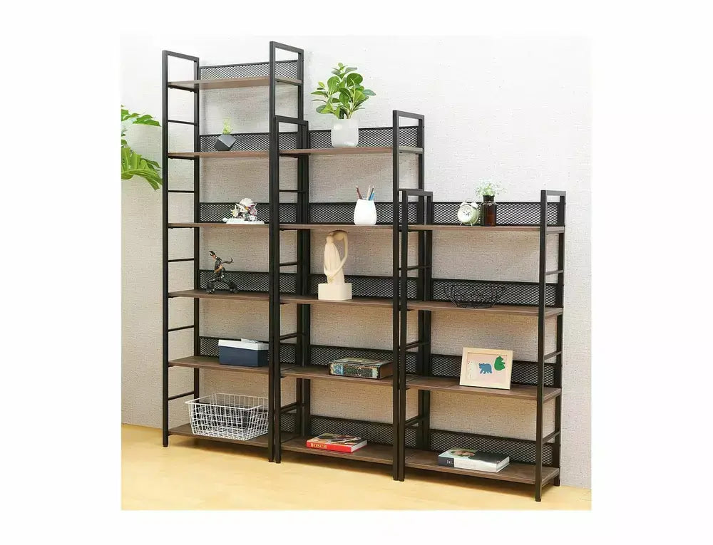 Bibliotecă/Raft RAW R5 stejar/negru