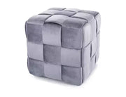 Puf CASEL Velvet gri tap. 252