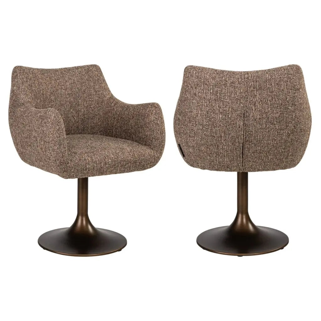 Scaun dining Dining – maro TWEED (60cm)