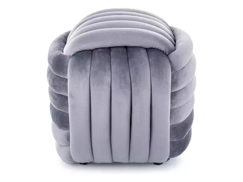 Puf BRUNI Velvet gri tap. 252