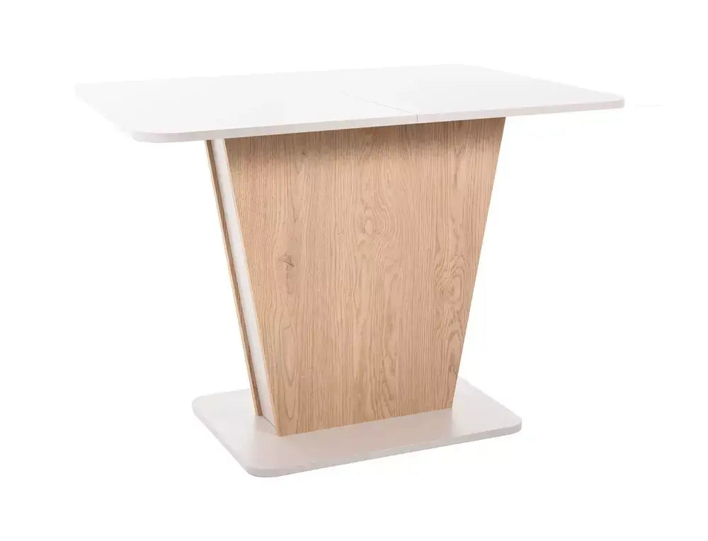Masă dining extensibilă CALIPSO cașmir/stejar Cremona Torro 110(145)x68,6