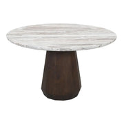 Masă dining Nando – BLUSH bej (130cm)