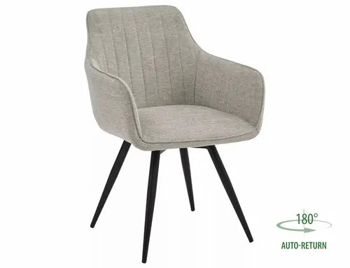 Scaun dining BALLO Brego structură negru / J.bej 31