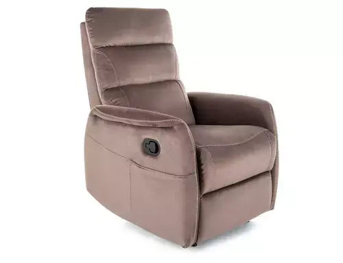 Fotoliu ROZKŁADANY SOLON M Velvet CAPPUCCINO Bluvel 38