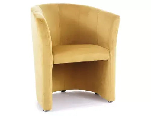 Fotoliu TM-1 Velvet curry Bluvel 68/wengé