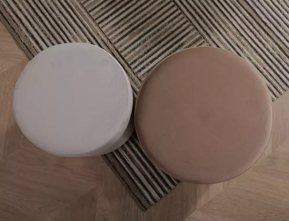 Puf DOTI C Velvet bej închis Bluvel 40 FI33
