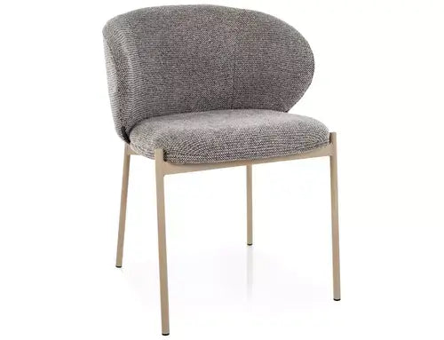 Scaun dining KIOTO cașmir / gri tap. 254