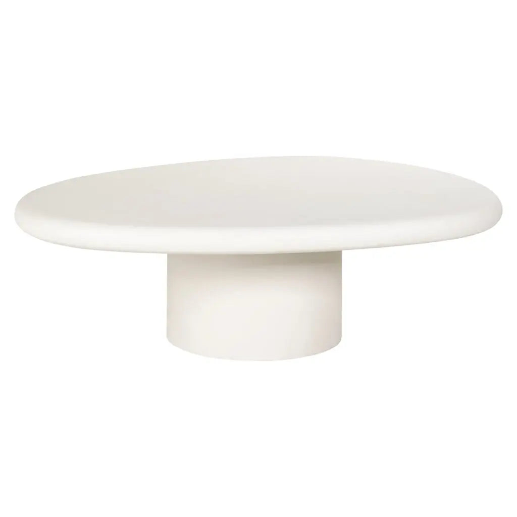 Măsuță cafea Bloomstone – alb (110cm)