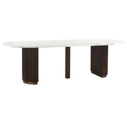 Masă dining Mayfield – maro (250cm)