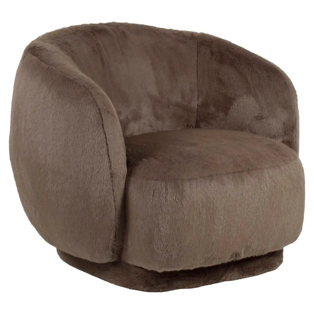 Fotoliu Lounge chairs – maro FLUFFY