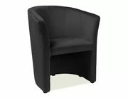 Fotoliu TM-1 Velvet negru Bluvel 19/wengé