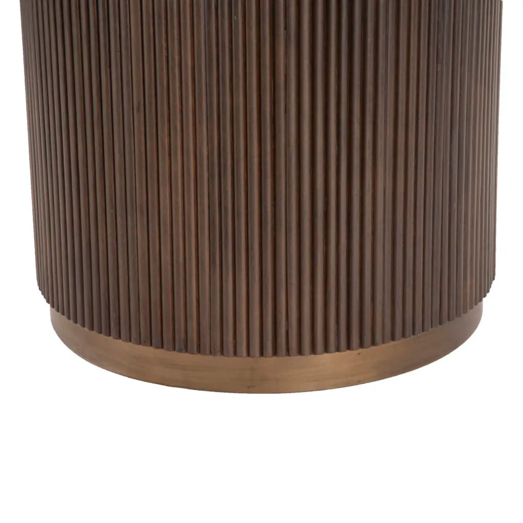 Masă dining Mayfield – maro (140cm)