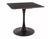 Masă dining ESPERO II negru mat/negru 80x80