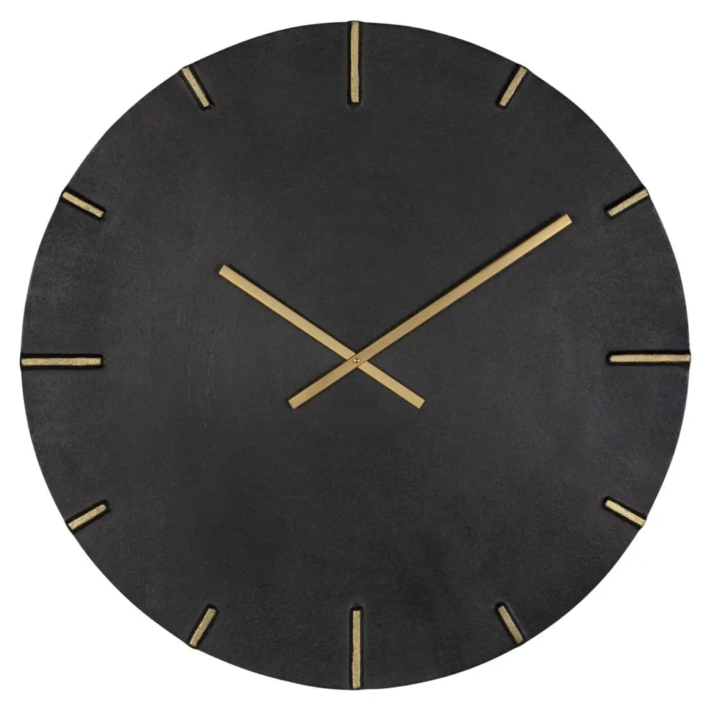 Ceas decorativ Mayfield – negru/auriu