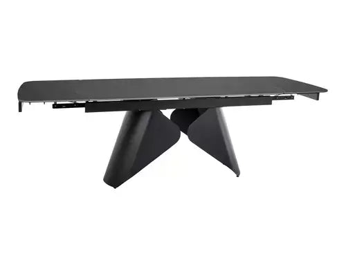 Masă dining extensibilă ARMANDO negru 160(240)x90