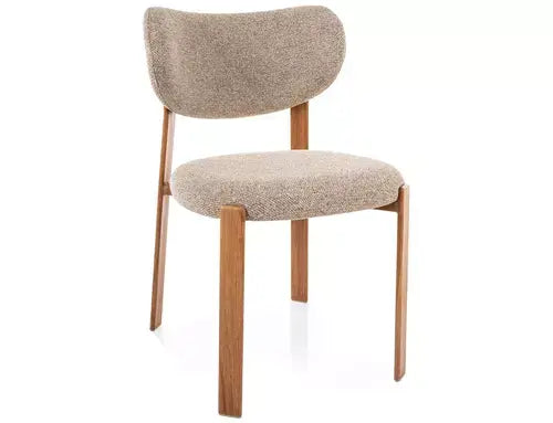 Scaun dining RIN D stejar / bej tap. 253