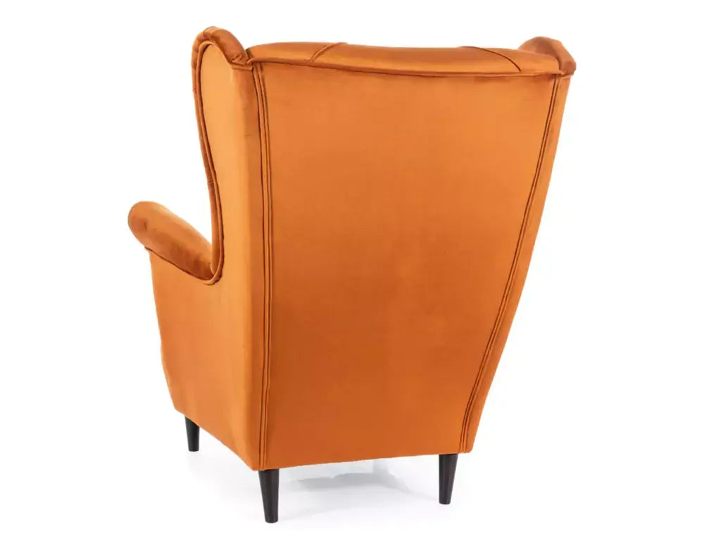 Fotoliu LADY Velvet scorțișoară Bluvel 4215/wengé