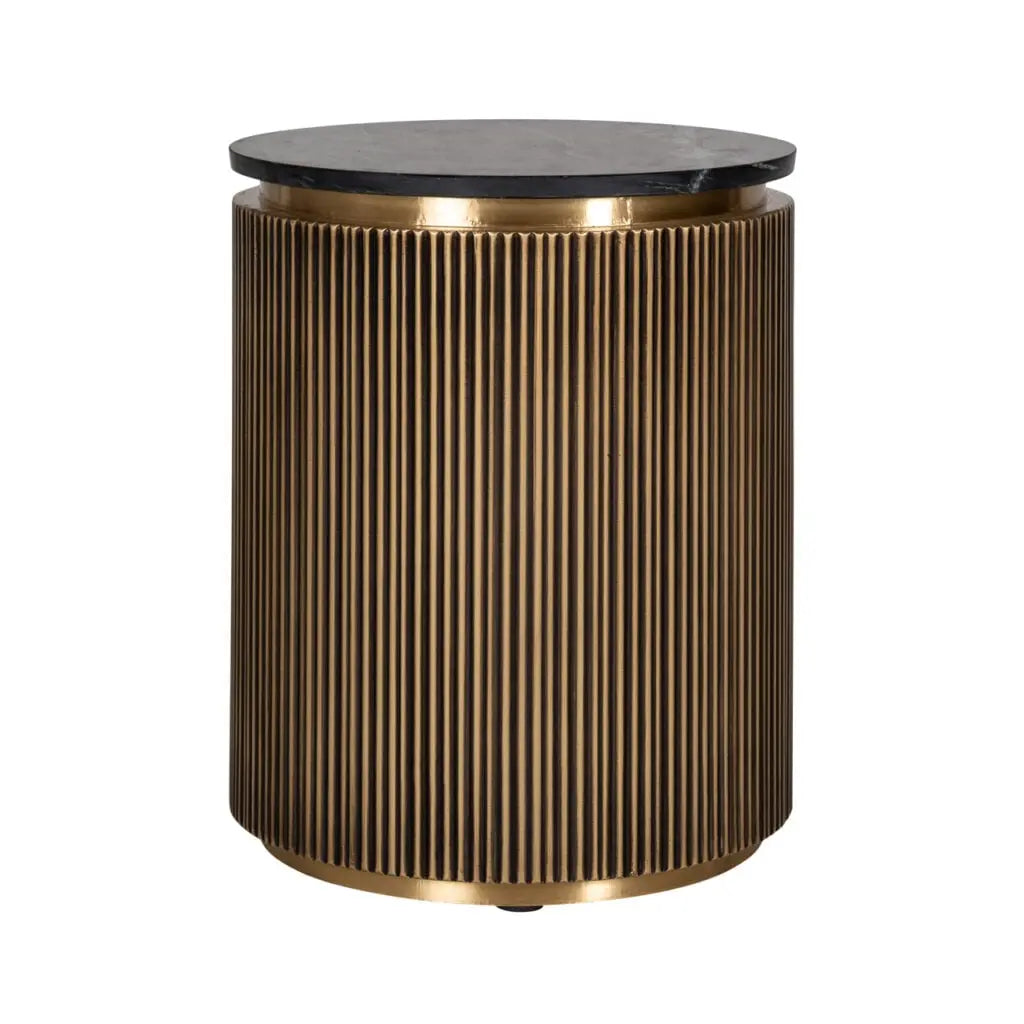 Măsuță laterală Ironville – auriu (50cm)