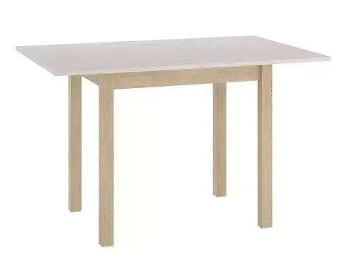 Masă dining extensibilă FLIP cașmir/stejar Cremona Torro 80(160)x80