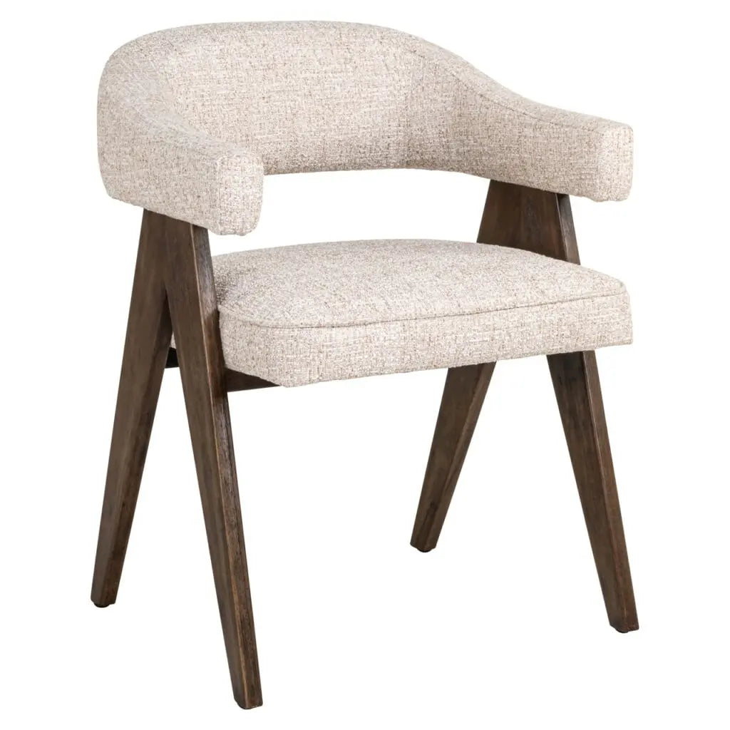 Scaun dining Dining – crem TWEED