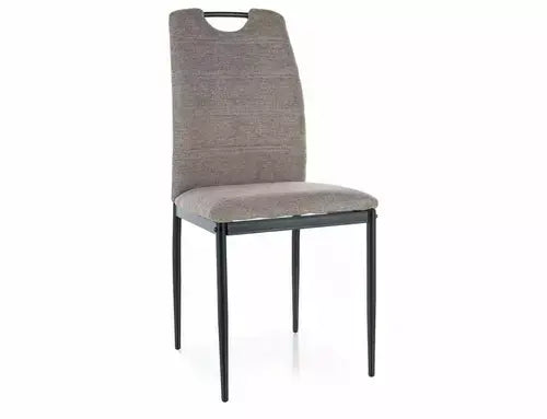 Scaun dining RIP Brego structură neagră/bej 34
