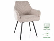 Scaun dining SERVIO Brego structură negru / J.bej 31